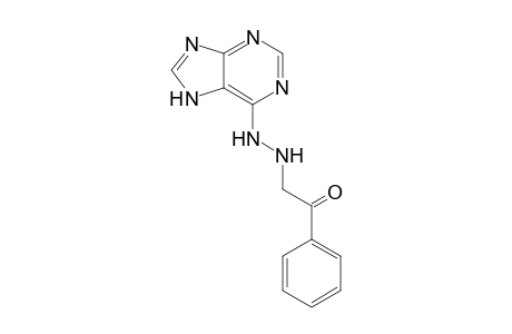 2-(2-(7H-purin-6-yl)hydrazinyl)-1-phenylethanone