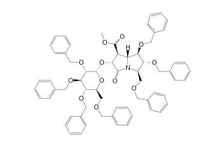 6-O-ALPHA-D-(2,3,4,6-TETRA-O-BENZYLGLUCOPYRANOSYL)-TRIS-(BENZYLOXY)-7-DEOXY-7-METHOXYCARBONYL-5-OXO-CASUARINE