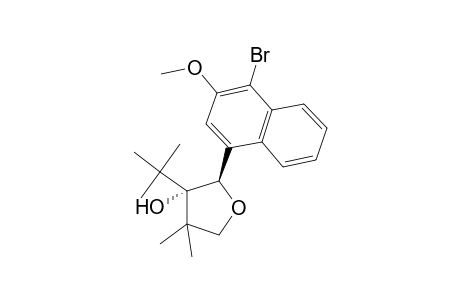 trans-3-tert-Butyl-r-3-hydroxy-c-2-(8-bromo-7-methoxynaphthalen-5-yl)-4,4-dimethyltetrahydrofuran