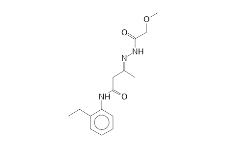 2'-Ethyl-3-[(methoxyacetyl)hydrazono]butyranilide