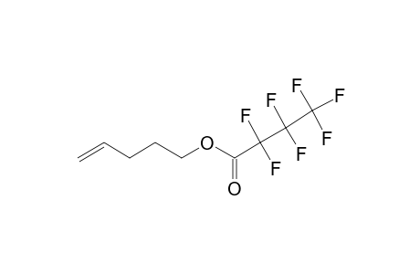 4-Penten-1-ol, heptafluorobutyrate