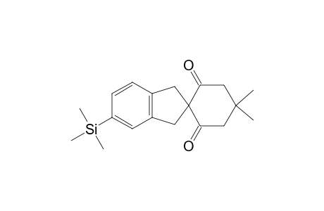 Spiro[cyclohexane-1,2'-[2H]indene]-2,6-dione, 1',3'-dihydro-4,4-dimethyl-5'-(trimethylsilyl)-