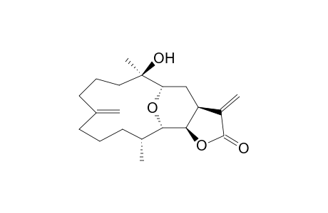 3,13-Epoxy-4-hydroxycembra-8(19),1(15)-dien-16,14-olide