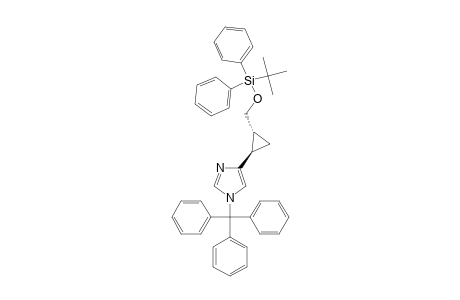 (1R,2R)-2-(TERT.-BUTYLDIPHENYLSILYLOXY)-METHYL-1-(1-TRIPHENYLMETHYL-1H-IMIDAZOL-4-YL)-CYCLOPROPANE