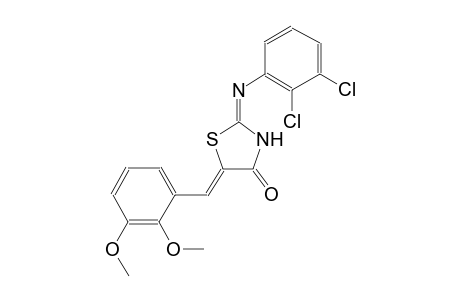 (2E,5Z)-2-[(2,3-dichlorophenyl)imino]-5-(2,3-dimethoxybenzylidene)-1,3-thiazolidin-4-one