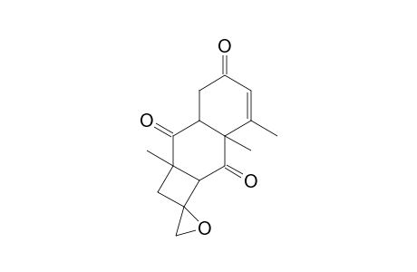 3,8,9-TRIMETHYL-TRICYCLO-[6.4.0.0(3,6)]-DODEC-9-ENE-2,7,11-TRIENE-SPIRO-OXIRANE