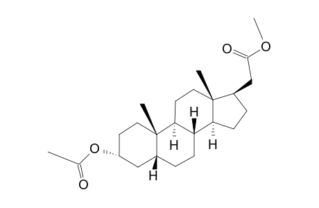 3α-hydroxy-5β-pregnan-21-oic acid, methyl ester, acetate