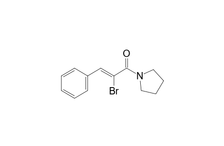 (Z)-2-bromo-3-phenyl-1-pyrrolidin-1-ylprop-2-en-1-one
