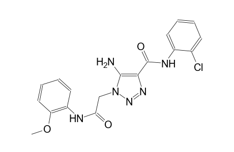 5-amino-N-(2-chlorophenyl)-1-[2-(2-methoxyanilino)-2-oxoethyl]-1H-1,2,3-triazole-4-carboxamide