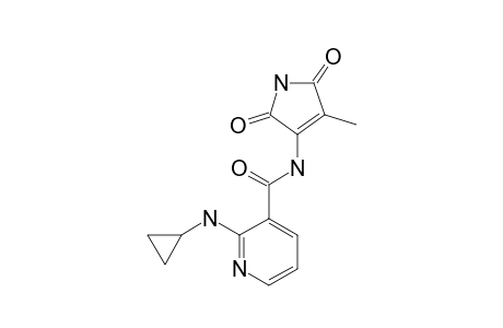 2-CYCLOPROPYLAMINO-N-(4'-METHYL-2',5'-DIOXO-2',5'-DIHYDRO-1H-PYRROL-3'-YL)-PYRIDINE-3-CARBOXAMIDE