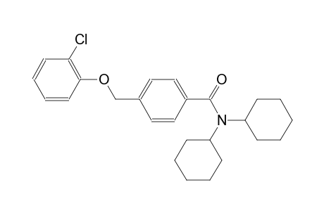4-[(2-chlorophenoxy)methyl]-N,N-dicyclohexylbenzamide