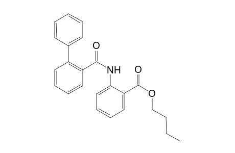 Benzoic acid, 2-[([1,1'-biphenyl]-2-ylcarbonyl)amino]-, butyl ester