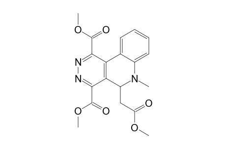 DIMETHYL-5,6-DIHYDRO-5-[(METHOXYCARBONYL)-METHYL]-6-METHYLPYRIDAZINO-[4,5-C]-QUINOLINE-1,4-DICARBOXYLATE