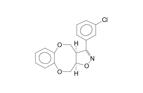 3-(3-CHLOROPHENYL)-3A,4,11,11A-TETRAHYDROISOXAZOLO[5,4-C]-1,6-BENZODIOXOCINE