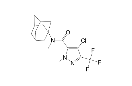 N-(1-adamantyl)-4-chloro-N,1-dimethyl-3-(trifluoromethyl)-1H-pyrazole-5-carboxamide