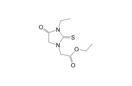 3-ethyl-4-oxo-2-thioxo-1-imidazolidineacetic acid, ethyl ester