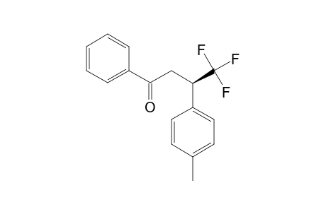 4,4,4-TRIFLUORO-3-(4-METHYLPHENYL)-1-PHENYL-1-BUTANONE