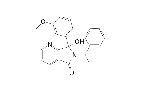 7-(3-Methoxyphenyl)-7-oxidanyl-6-(1-phenylethyl)pyrrolo[3,4-b]pyridin-5-one