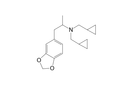 N,N-Di(Cyclopropylmethyl)-3,4-methylenedioxyamphetamine