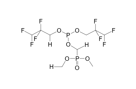 1-(DIMETHOXYPHOSPHONYL)METHYLBIS(1,1,3-TRIHYDROPERFLUOROPROPYL)PHOSPHITE