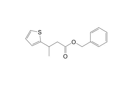 2-Thiophenepropanoic acid, .beta.-methyl-, phenylmethyl ester