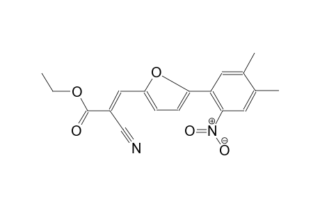 ethyl (2E)-2-cyano-3-[5-(4,5-dimethyl-2-nitrophenyl)-2-furyl]-2-propenoate