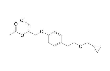 (S)-1-Chloro-3-[4-(2-cyclopropylmethoxy)ethyl]phenoxypropan-2-yl acetate