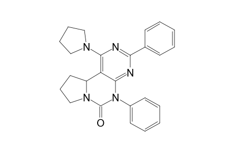 3,5-Diphenyl-1-pyrrolidin-1-yl-8,9,10,10a-tetrahydro-5Hpyrimido[5,4-e]pyrrolo[1,2-c]pyrimidin-6-one