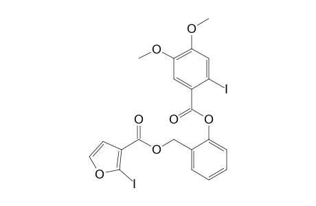 1-(2-Iodo-4,5-dimethoxybenzoyloxy)-2-(2-iodo-3-furylcarbonyloxymethyl)benzene