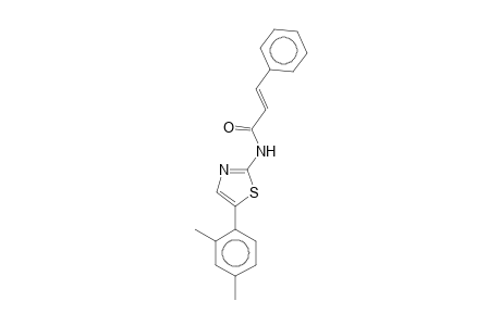 (2E)-N-[5-(2,4-Dimethylphenyl)-1,3-thiazol-2-yl]-3-phenyl-2-propenamide