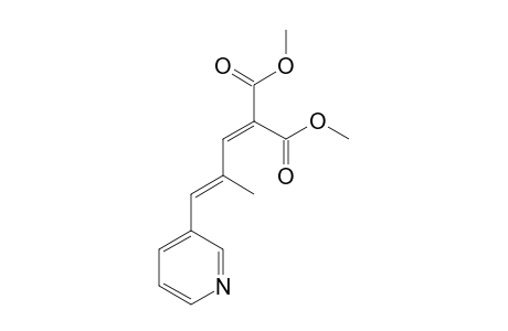 2-[2-methyl-3-(3-pyridyl)prop-2-enylidene]malonic acid dimethyl ester