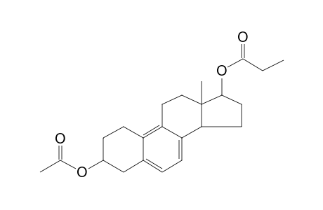 3.beta.-Acetoxy-5,7,9-estratrien-17-yl propionate