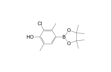 2-Chloro-3,6-dimethyl-4-(4,4,5,5-tetramethyl-1,3,2-dioxaborolan-2-yl)phenol