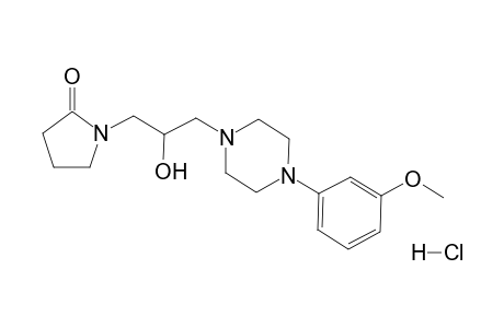 1-{2-Hydroxy-3-[4-(3-methoxyphenyl)piperazin-1-yl]-propyl}-pyrrolidin-2-one dihydrochloride