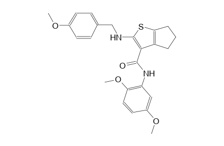 4H-cyclopenta[b]thiophene-3-carboxamide, N-(2,5-dimethoxyphenyl)-5,6-dihydro-2-[[(4-methoxyphenyl)methyl]amino]-