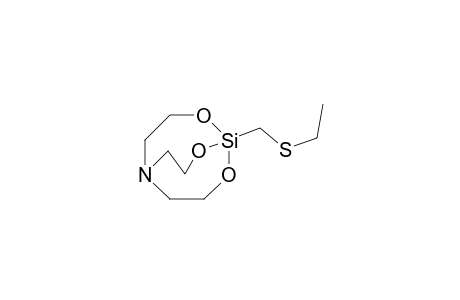 1-Ethylsulfanylmethyl-2,8,9-trioxa-5-aza-1-sila-bicyclo[3.3.3]undecane