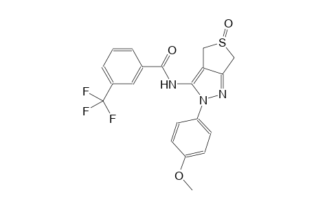 benzamide, N-[2,6-dihydro-2-(4-methoxyphenyl)-5-oxido-4H-thieno[3,4-c]pyrazol-3-yl]-3-(trifluoromethyl)-