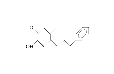 2-Hydroxy-5-methyl-4-(3-phenyl-allylidene)-2,5-cyclohexadienone