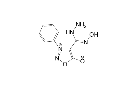 Hydrazino(3-phenylsydnon-4-yl)methanone oxime