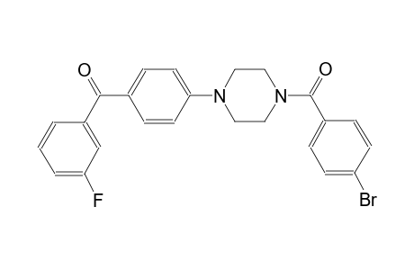 [4-[4-(4-bromobenzoyl)piperazin-1-yl]phenyl]-(3-fluorophenyl)methanone