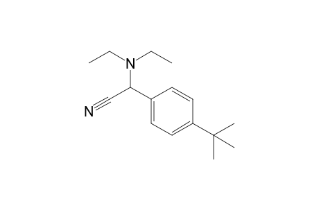 2-(4-tert-butylphenyl)-2-diethylaminoacetonitrile