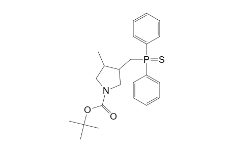 TERT.-BUTYL-3-[(DIPHENYLPHOSPHONOTHIOYL)-METHYL]-4-METHYL-1-PYRROLIDINECARBOXYLATE;MINOR-TRANS-DIASTEREOISOMER