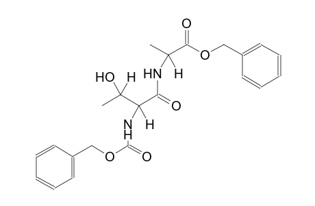 benzyl (2S)-2-[((2S,3R)-2-{[(benzyloxy)carbonyl]amino}-3-hydroxybutanoyl)amino]propanoate