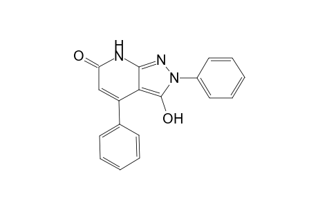 Pyrazolo[3,4-b]pyridin-6-one, 3-hydroxy-2,4-diphenyl-2,7-dihydro-