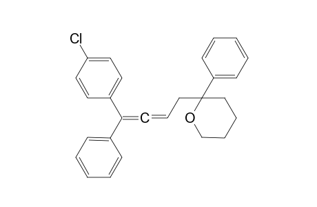 2-(4-(4-chlorophenyl)-4-phenylbuta-2,3-dienyl)-2-phenyl-tetrahydro-2H-pyran