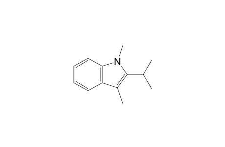 1H-Indole, 1,3-dimethyl-2-(1-methylethyl)-