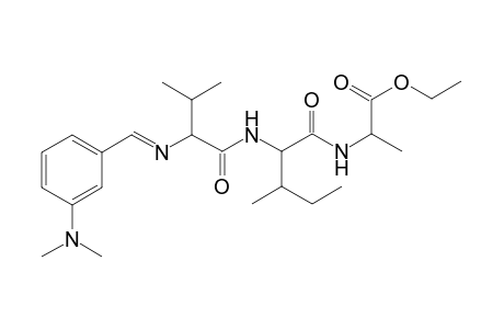 M-dimethylaminobenaylidenevalylisoleucylalanine ethyl ester