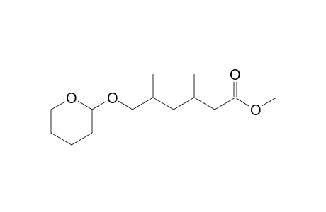 Methyl 3,5-dimethyl-6-(tetrahydro-2H-pyran-2-yloxy)hexanoate