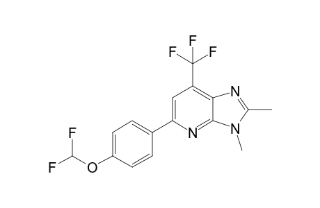2,3-Dimethyl-5-[4-(difluoromethoxy)phenyl]-7-(trifluoromethyl)-3H-imidazo[4,5-b]pyridine