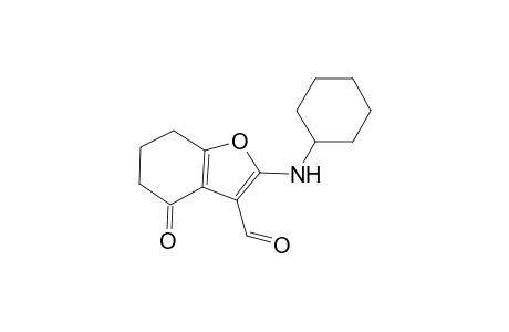 2-(Cyclohexylamino)-4,5,6,7-tetrahydro-4-oxobenzofuran-3-carboxaldehyde